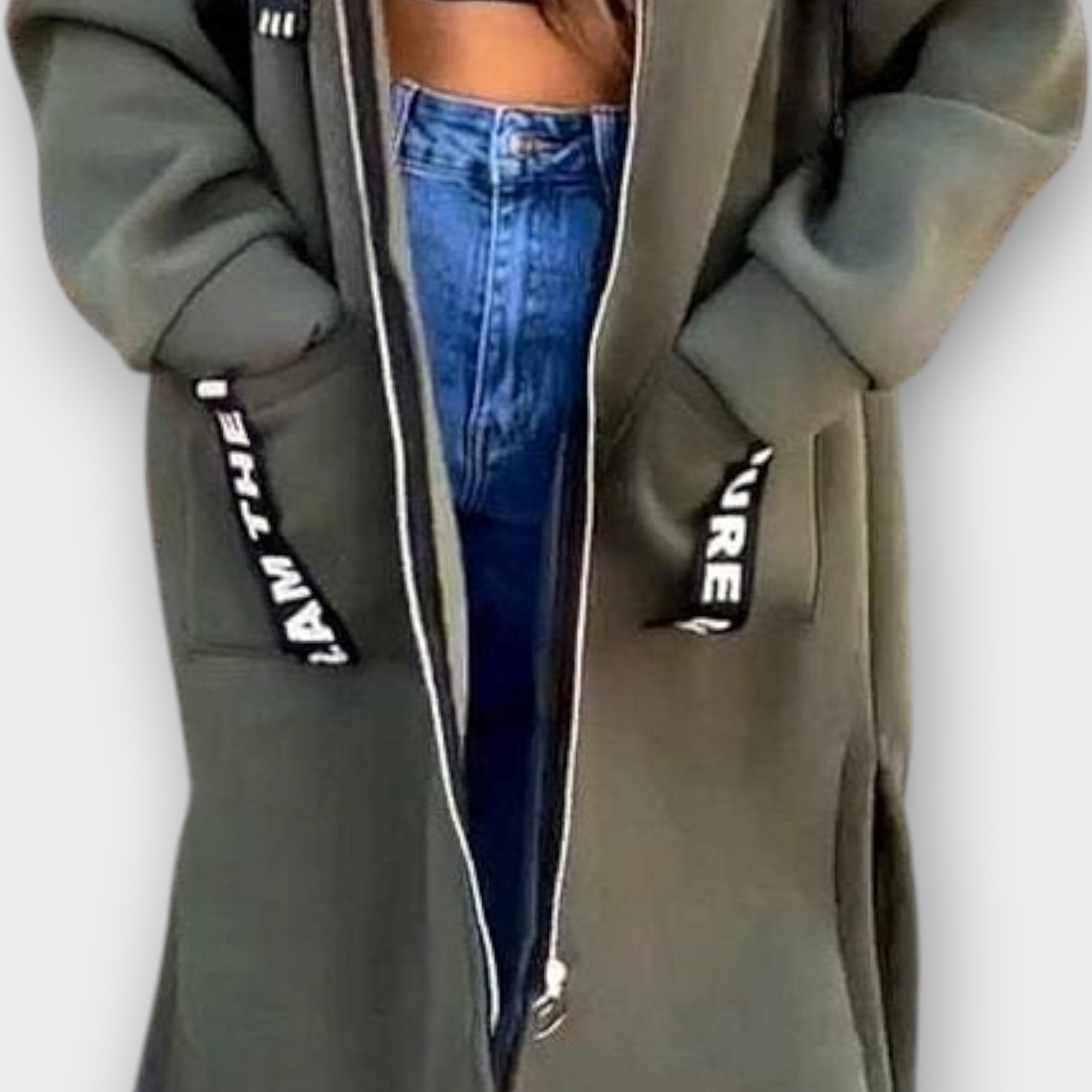 Urban – Manteau long à capuche au style urbain