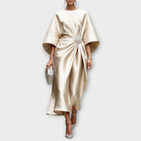 Selene – Robe midi élégante en satin