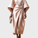 Marvella – satiinkleit küljevolti ja dekoratiivse pannalaga