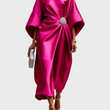 Marvella – satiinkleit küljevolti ja dekoratiivse pannalaga