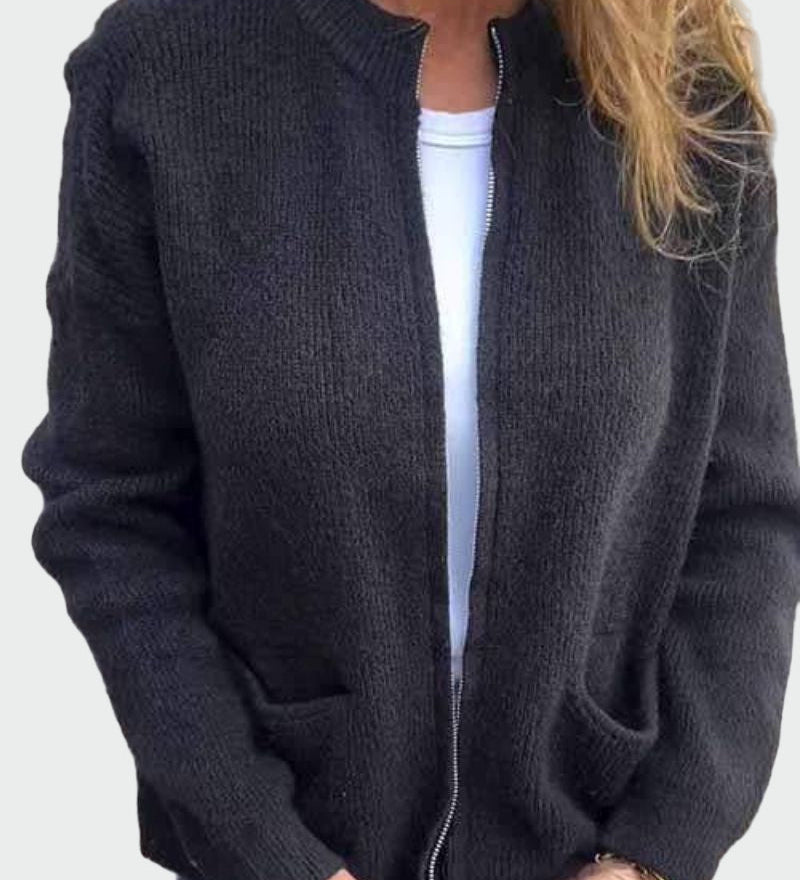 Cardigan en coton tricoté – Élégance intemporelle