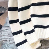 Astrid – Pull rayé demi-zip pour femme 