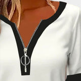 Haut zippé à manches longues