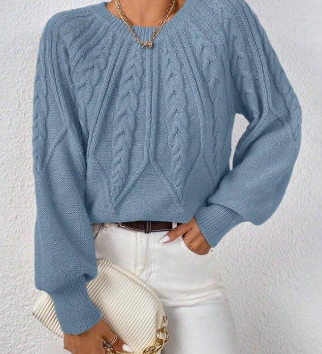 Pull Elsie - Classique en maille torsadée pour femme