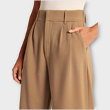 Pantalon de costume à jambes larges