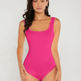 Body sans manches à encolure carrée