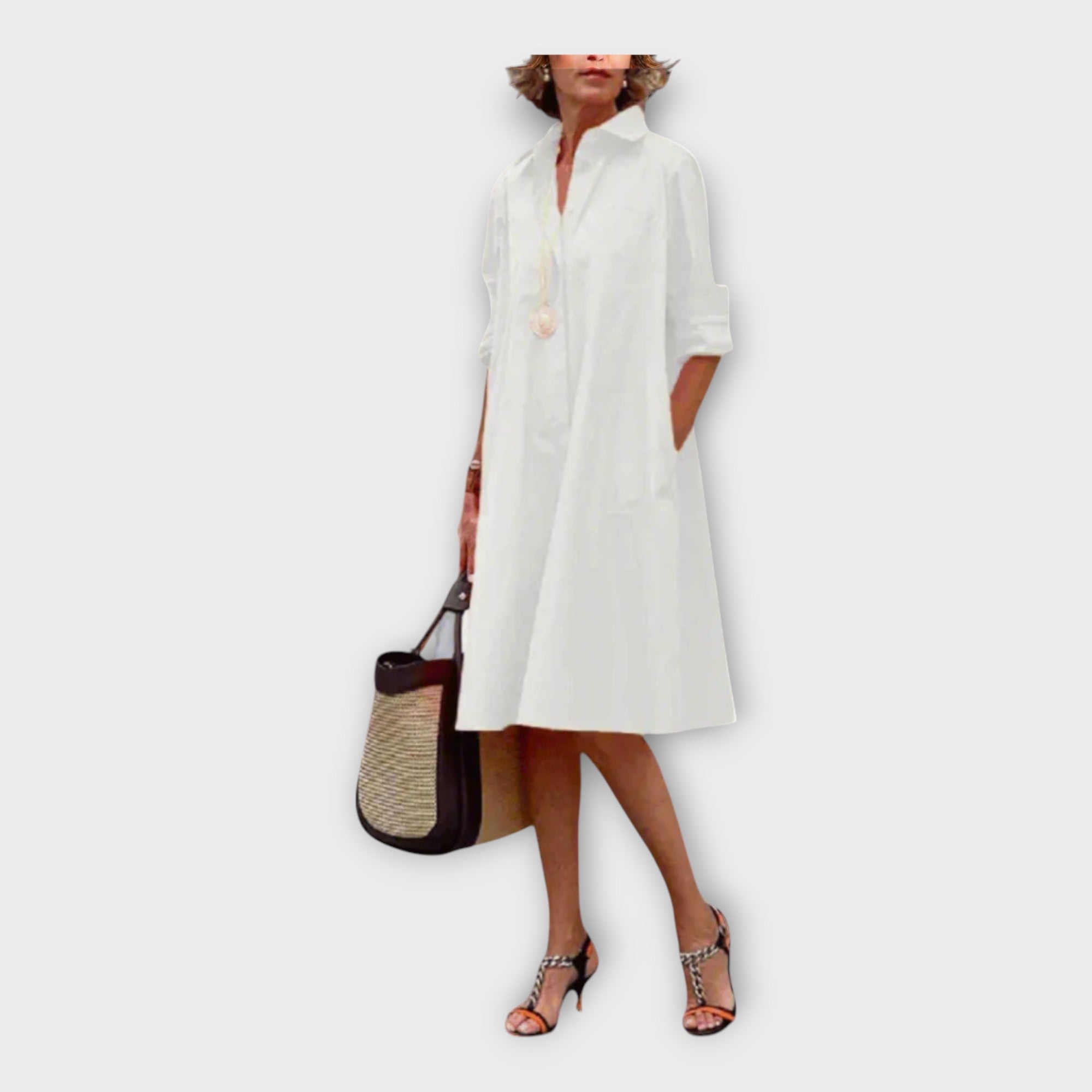 Robe polo élégante confectionnée dans un tissu de qualité supérieure