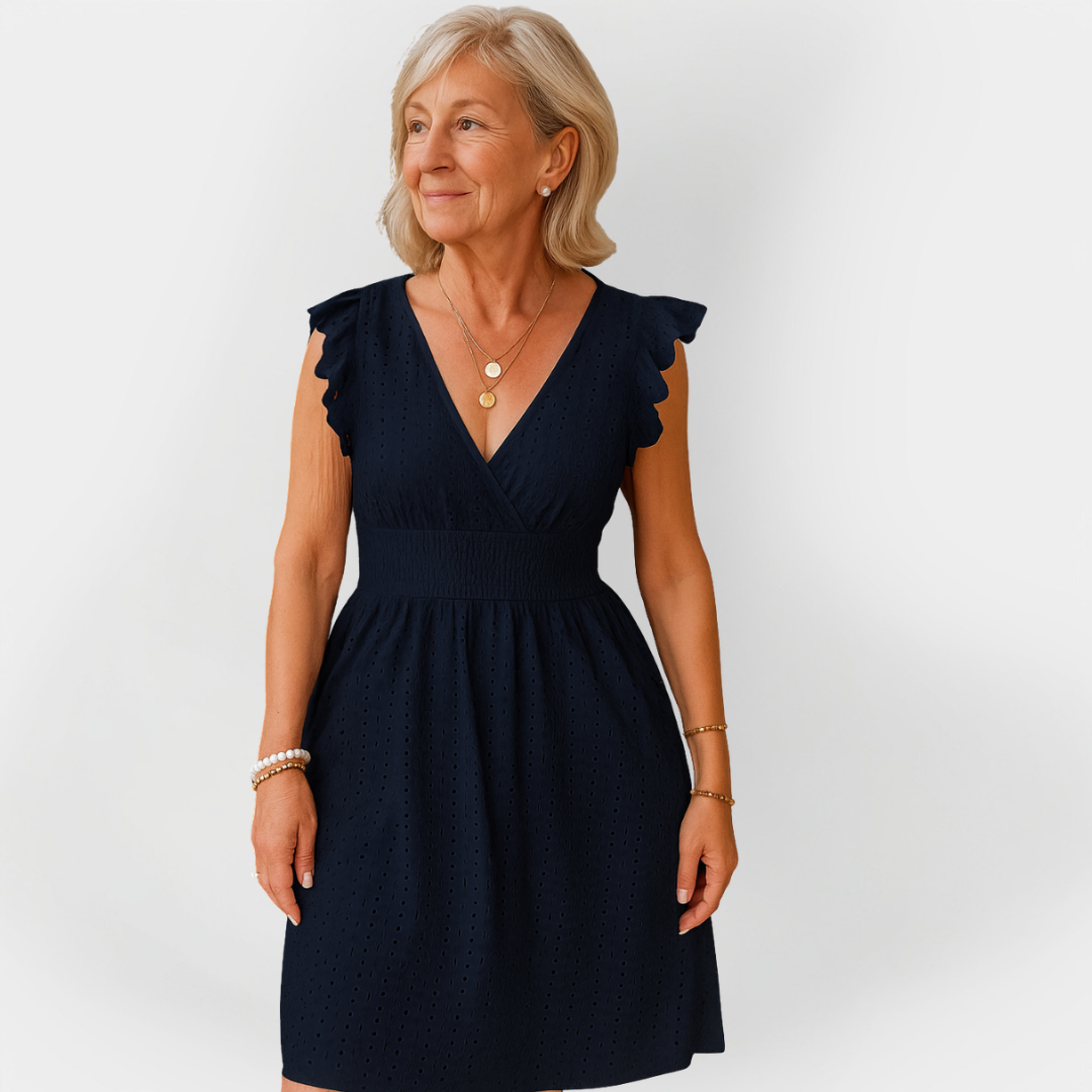 Robe impressionnante à taille bouffante