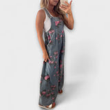 Maribel – Combinaison florale ample en coton