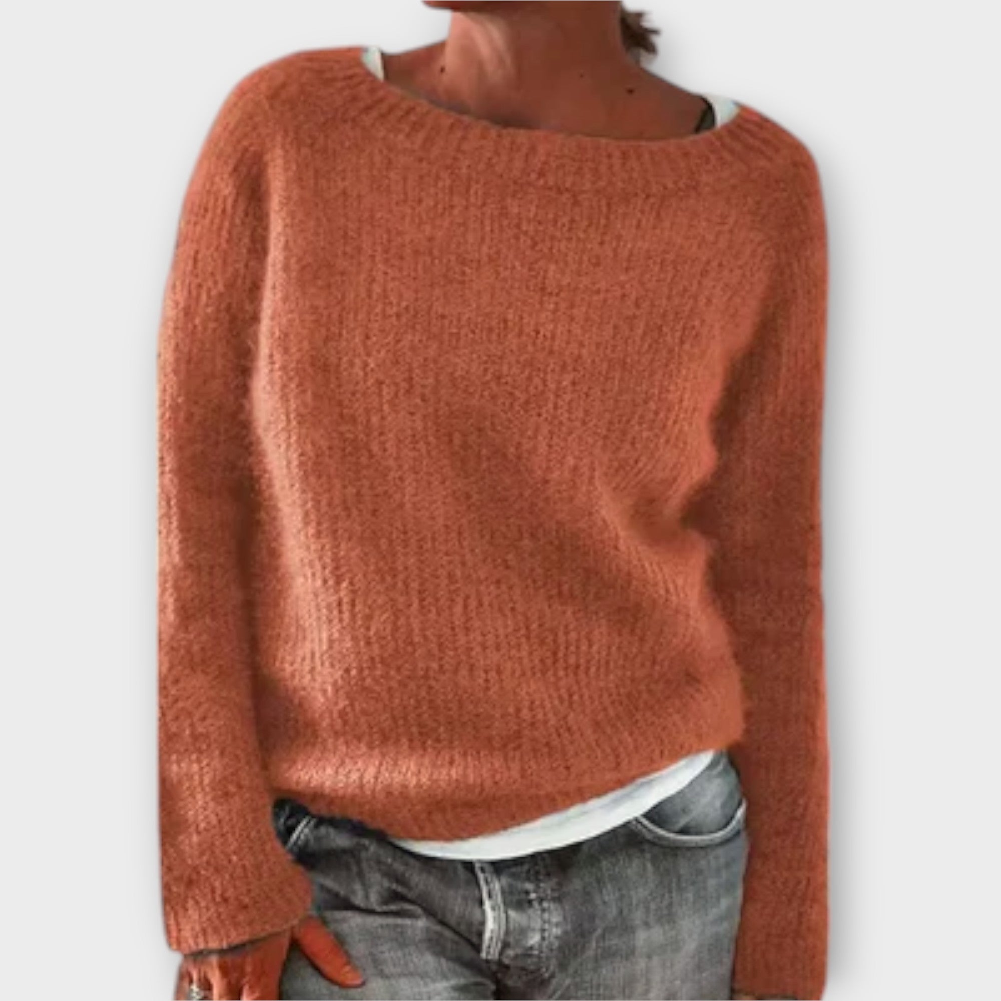Régine – pull en maille simple