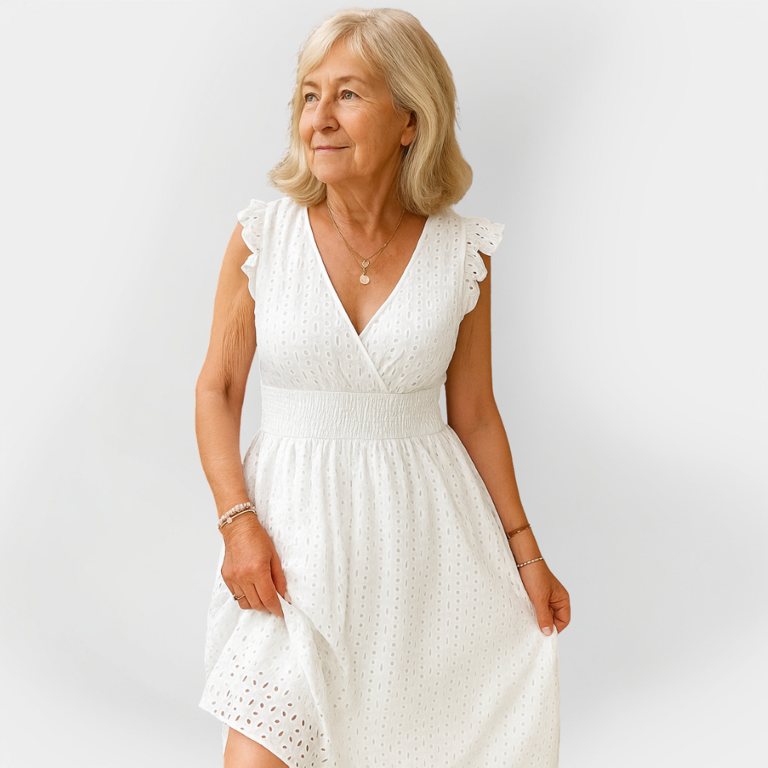 Robe impressionnante à taille bouffante