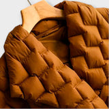 Aurelia – Manteau cape matelassé ceinturé