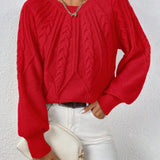 Pull Elsie - Classique en maille torsadée pour femme