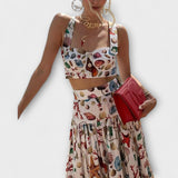 Heather - Ensemble jupe deux pièces élégant