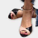 Élégance bicolore en rose