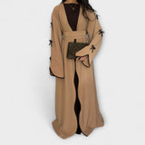 Maeve – Ensemble robe et cardigan à détails rayés