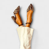 Zebrina – Escarpins tendance à imprimé zèbre