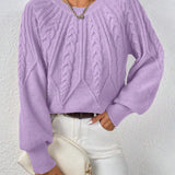 Pull Elsie - Classique en maille torsadée pour femme