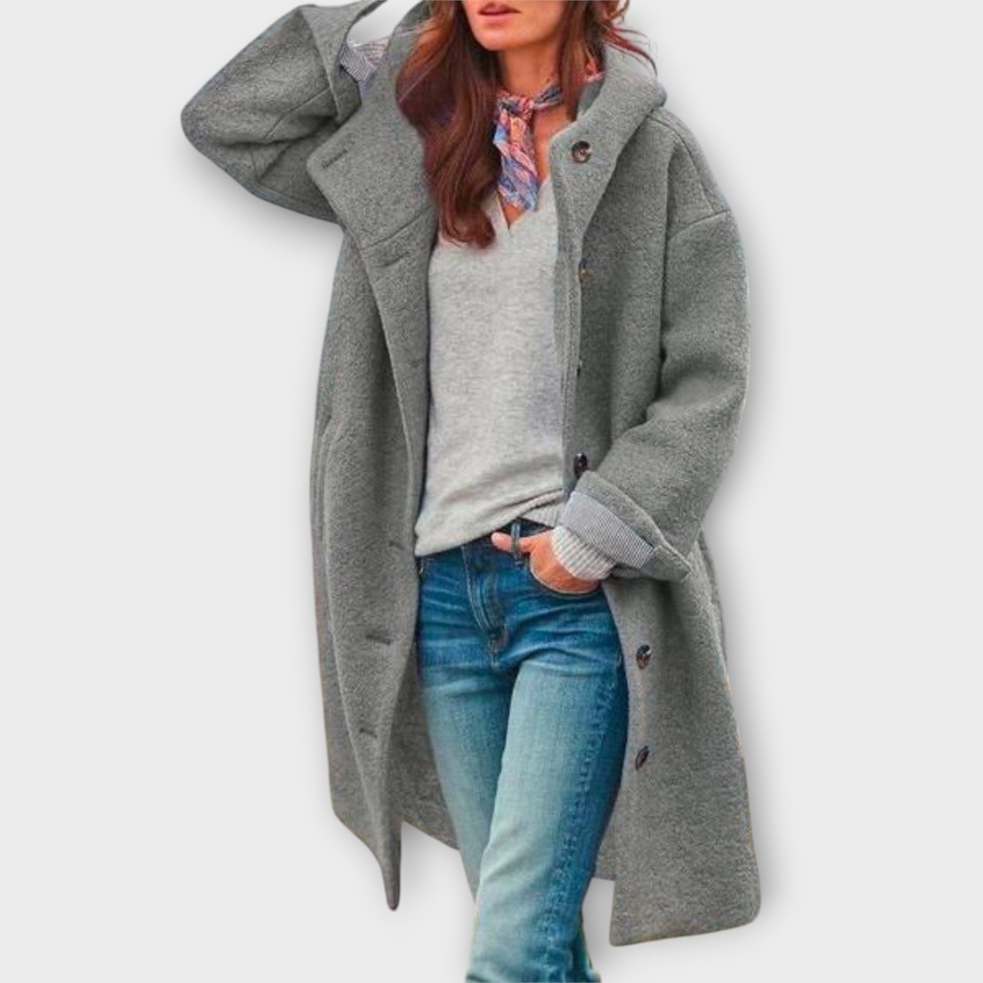 Noelle – Manteau d’hiver long et confortable