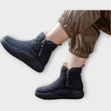 Bottes d'hiver matelassées à fermeture éclair