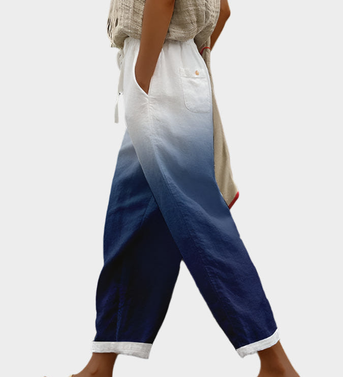 Pantalon décontracté imprimé