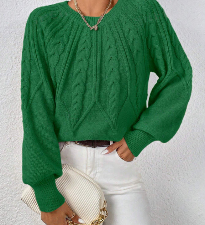 Pull Elsie - Classique en maille torsadée pour femme