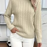 Bernila – Ladies' Cable Knit Jumper