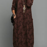 Cassie | Robe d’hiver décontractée à col rond