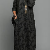 Cassie | Robe d’hiver décontractée à col rond