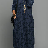 Cassie | Robe d’hiver décontractée à col rond