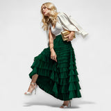 Jupe élégante en tulle ornée de détails décoratifs