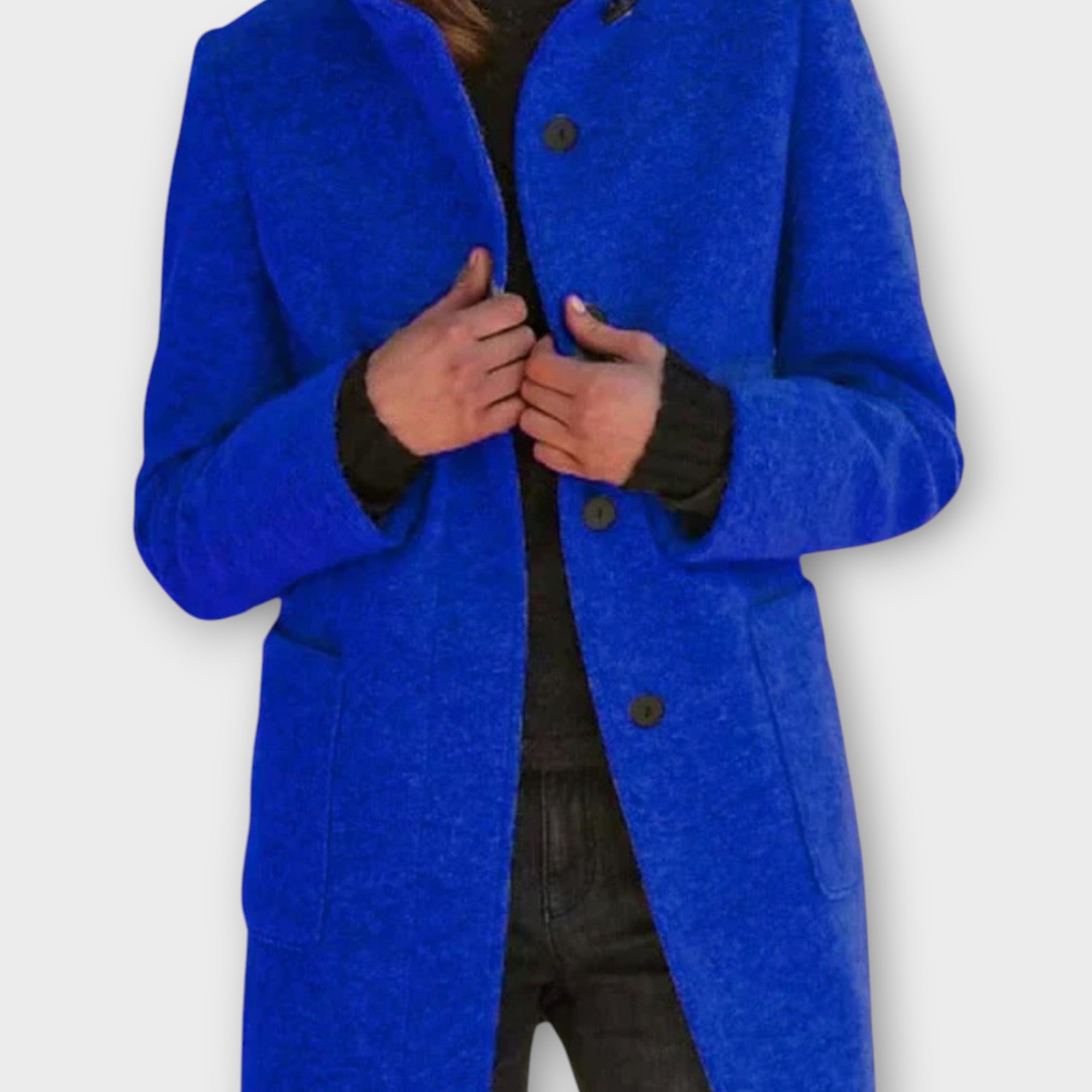 Selena – Manteau mi-long intemporel boutonné