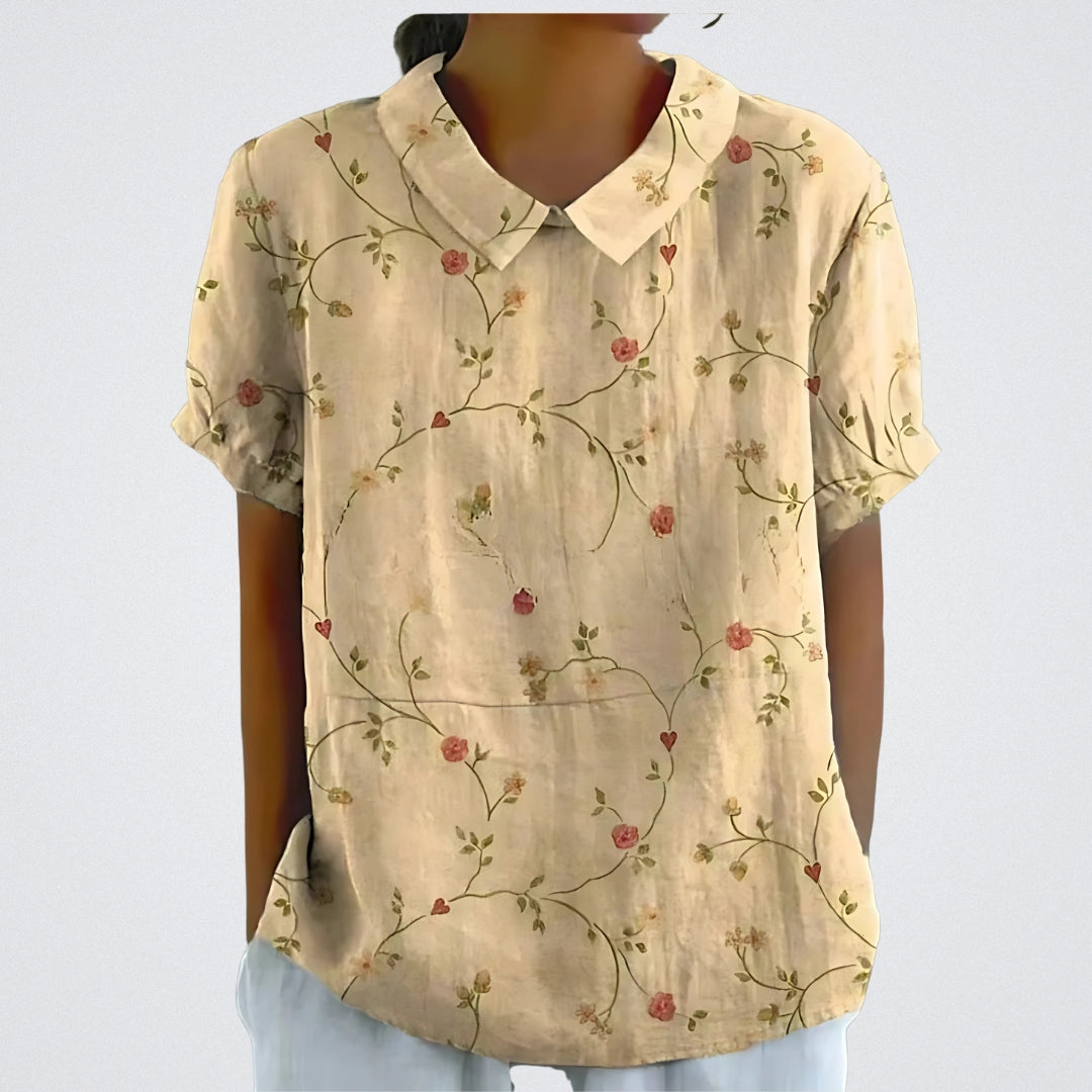 Blouse à fleurs