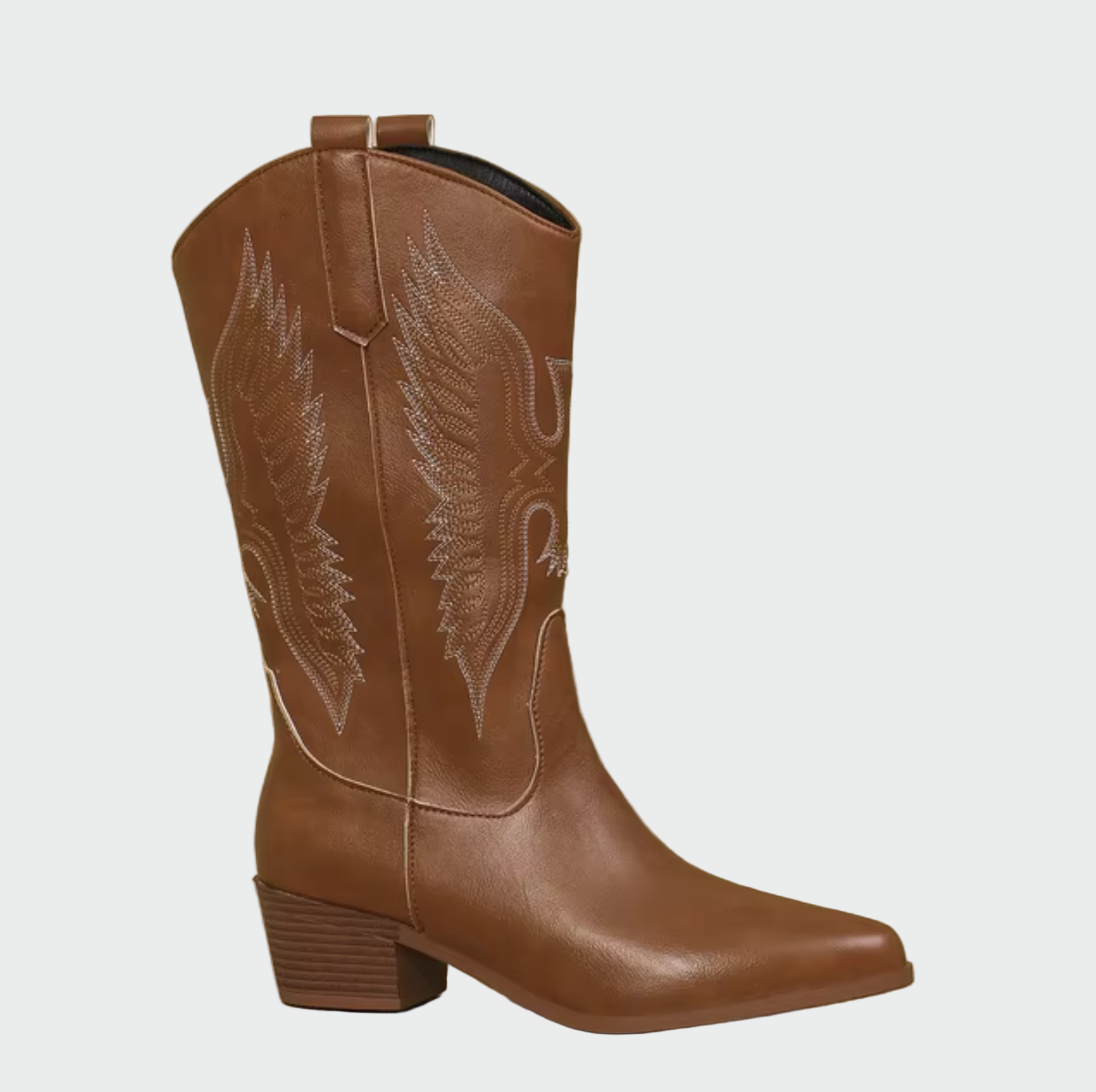 Bottes de cowboy en cuir de l'Ouest