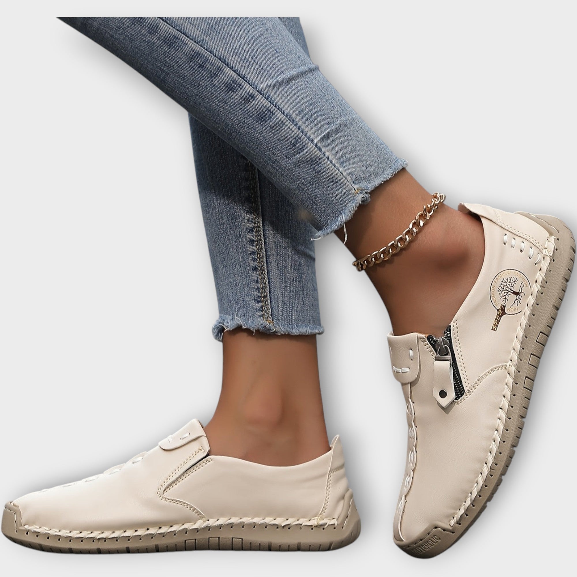 Mocassins en cuir souple