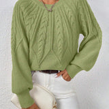 Pull Elsie - Classique en maille torsadée pour femme