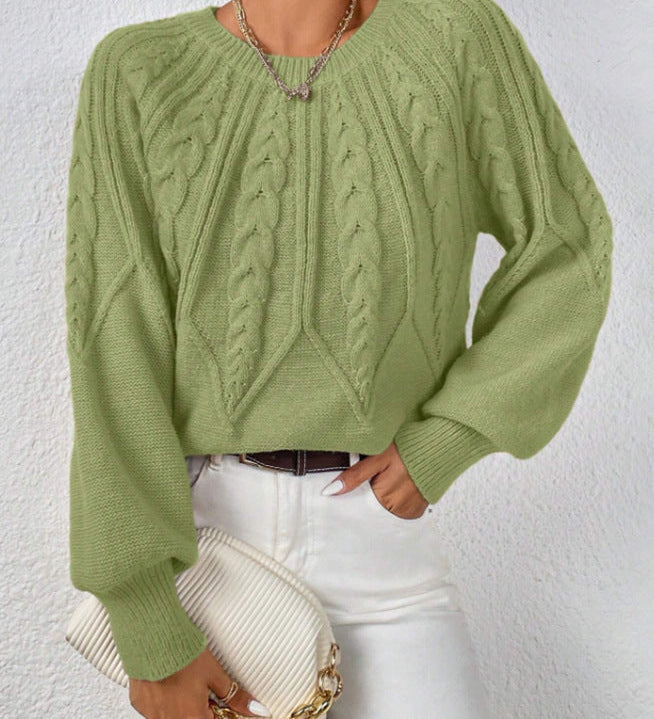 Pull Elsie - Classique en maille torsadée pour femme