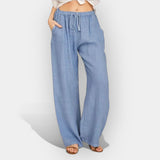 Pantalon d'été en lin léger