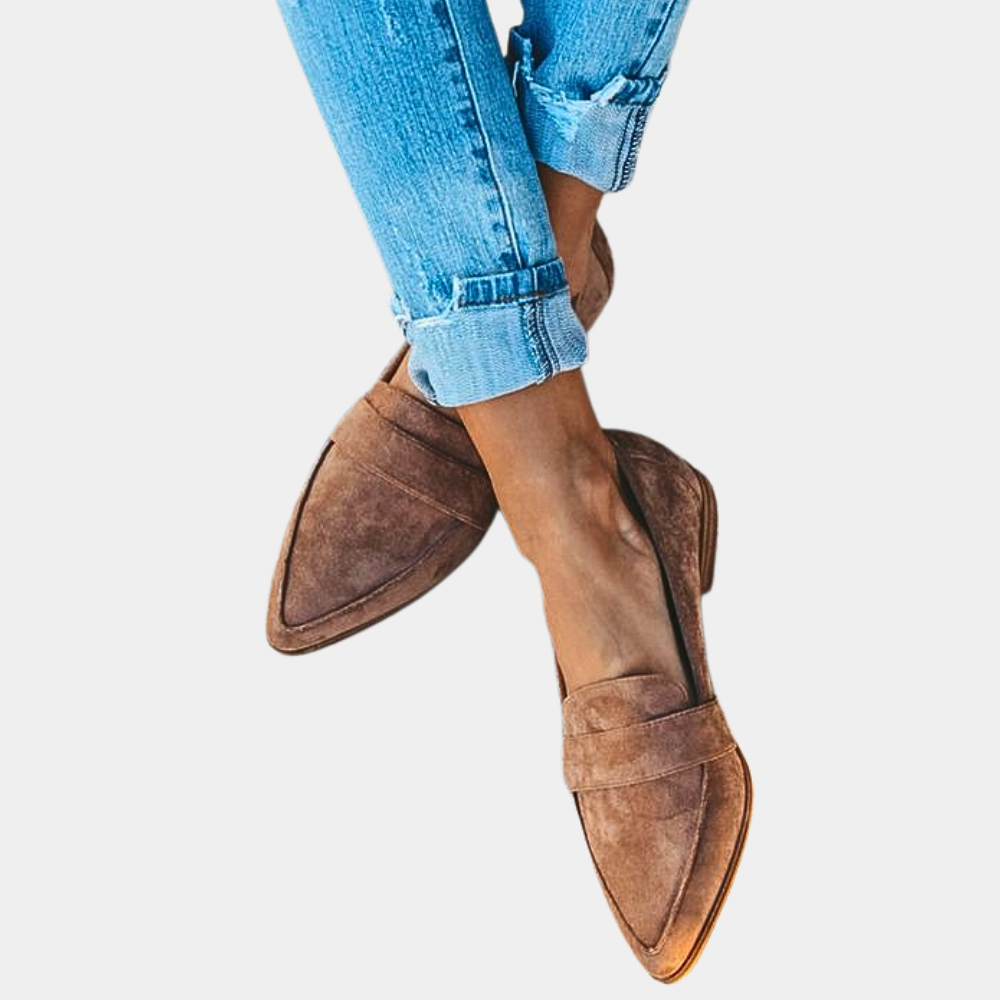 Mocassins classiques en daim pour tous les jours