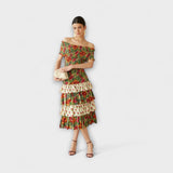 Harriet - Robe midi vibrante de mai