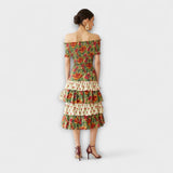 Harriet - Robe midi vibrante de mai