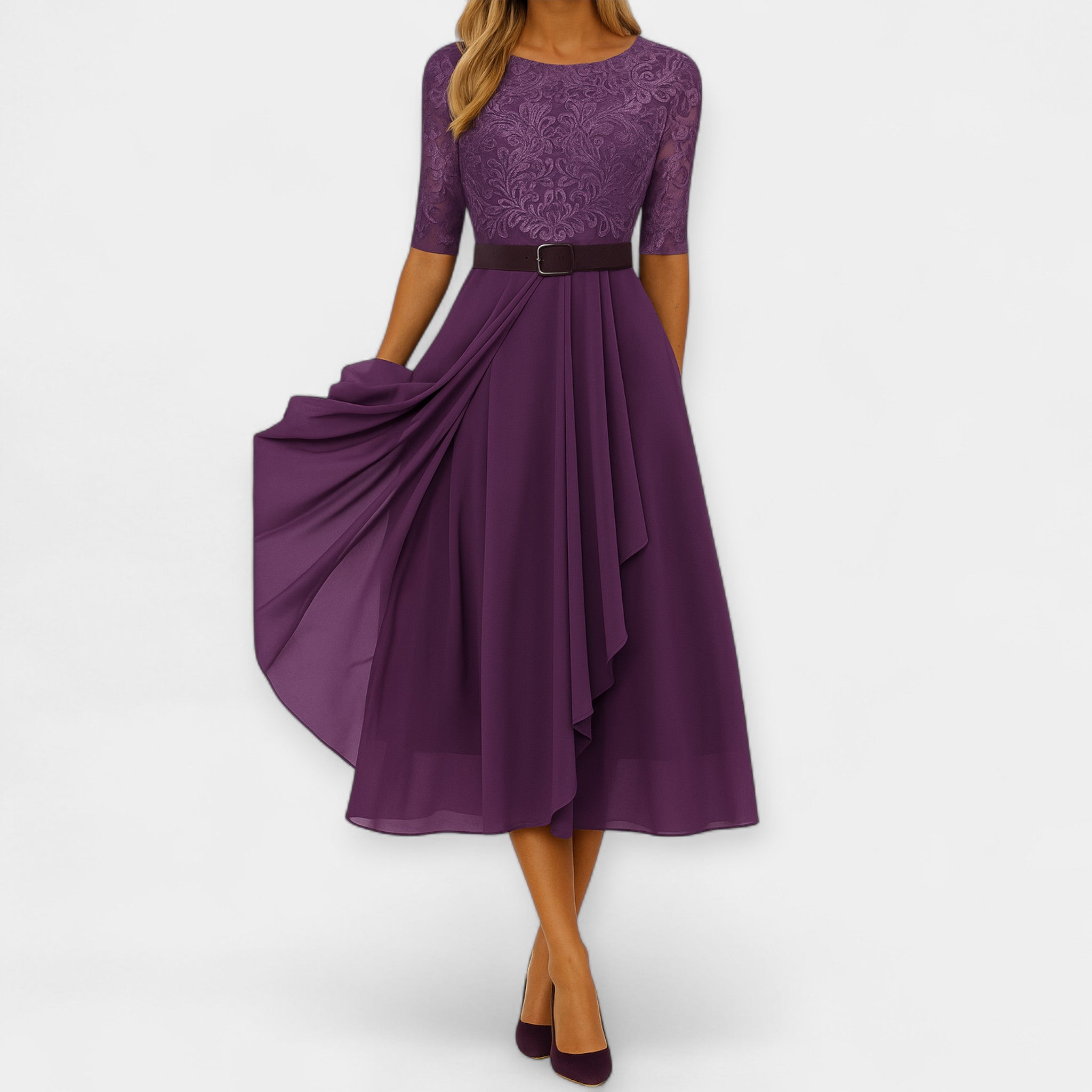 Robe midi élégante