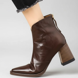 Rosalie™ | Bottines de luxe à talon moyen
