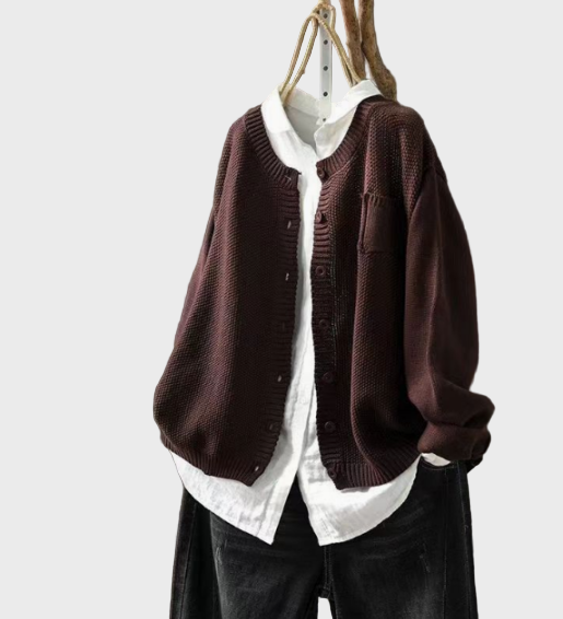 Gilet doux en maille