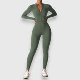 Eliana – Combinaison longue à col montant avec fermeture zippée