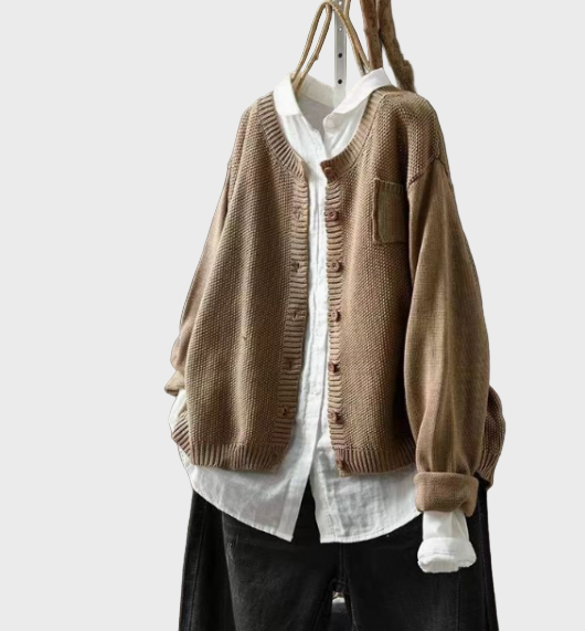 Gilet doux en maille