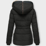 Helena – Parka d’hiver luxueuse à capuche en fausse fourrure