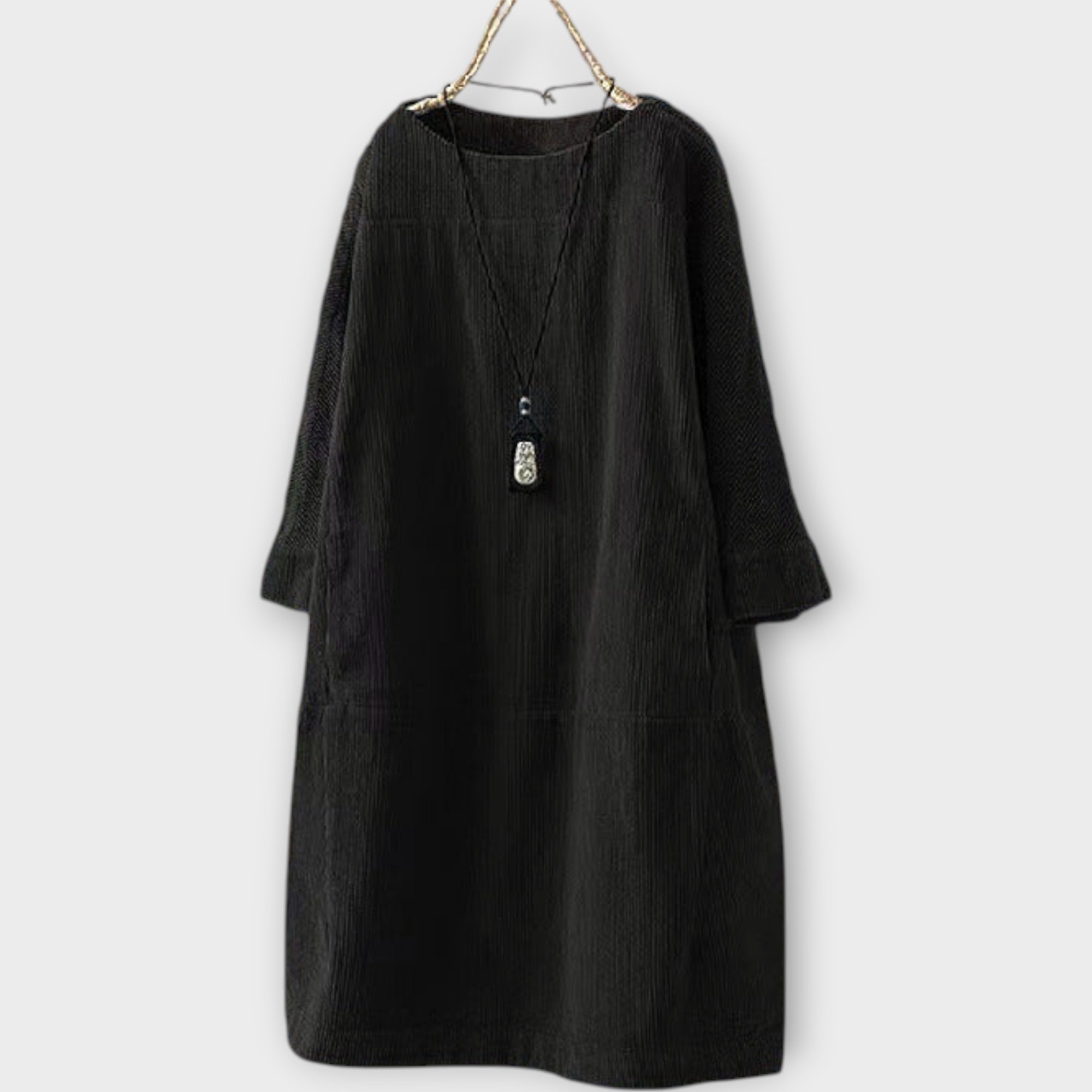 Robe rétro à la coupe décontractée 