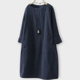 Robe rétro à la coupe décontractée 