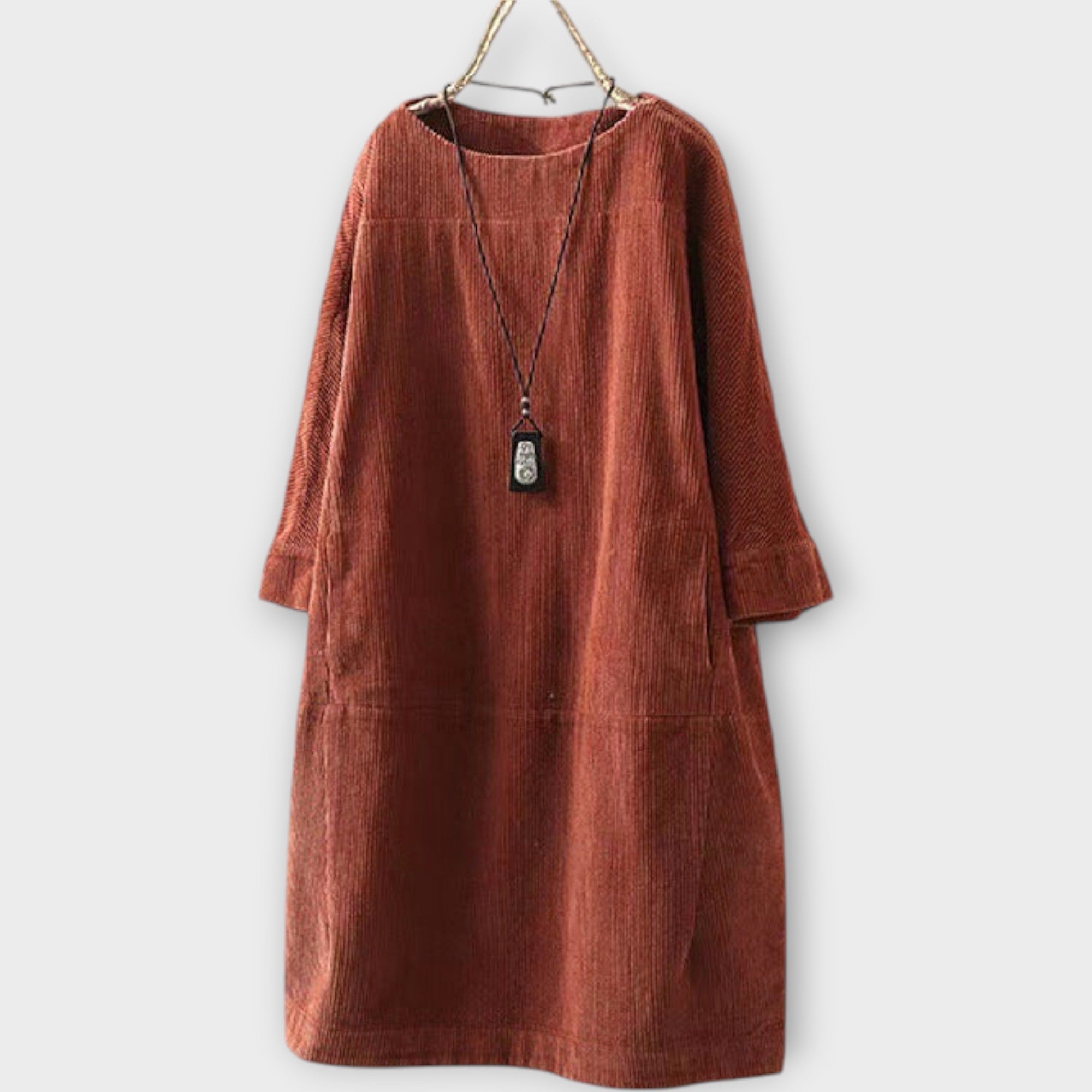 Robe rétro à la coupe décontractée 